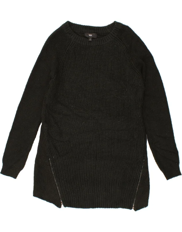 MOSSIMO Womens Boat Neck Jumper Sweater UK 16 Large Black Acrylic Stretchy Elastic Breathable MOSSIMO Womens Boat Neck Jumper Sweater UK 16 Large Black Acrylic Stretchy Elastic Breathable