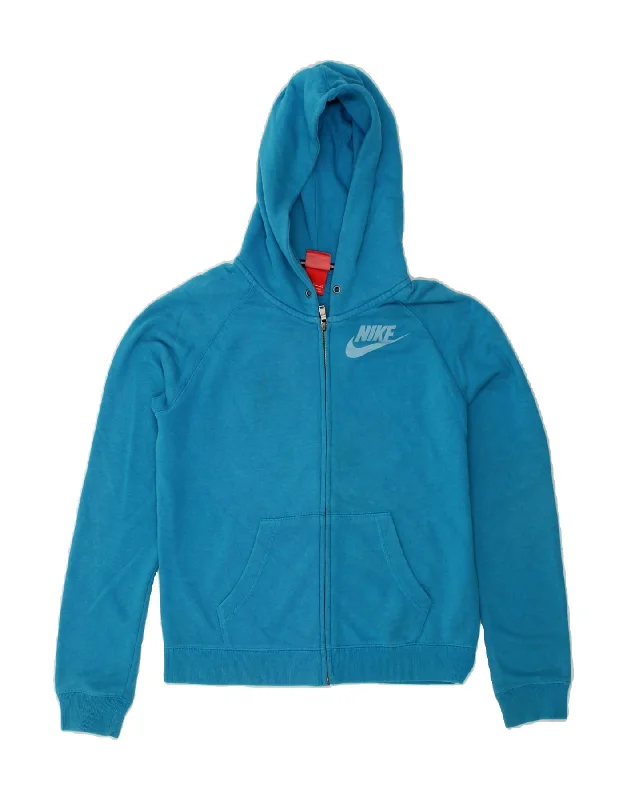 NIKE Mens Zip Hoodie Sweater Small Blue Cotton Hooded Sweater Collared Sweater Shawl Collar NIKE Mens Zip Hoodie Sweater Small Blue Cotton Hooded Sweater Collared Sweater Shawl Collar
