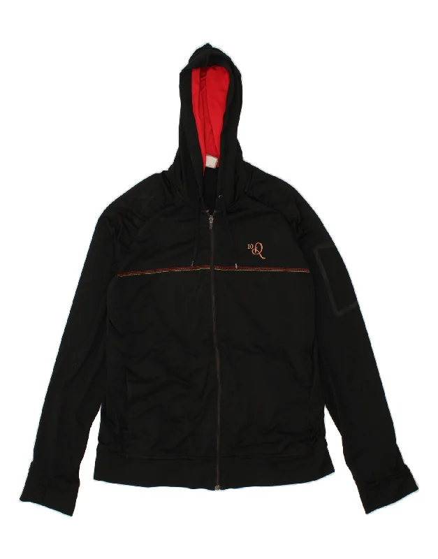 NIKE Mens Zip Hoodie Sweater UK 42/44 Large Black Polyester Handmade Hand-knitted Hand-woven NIKE Mens Zip Hoodie Sweater UK 42/44 Large Black Polyester Handmade Hand-knitted Hand-woven