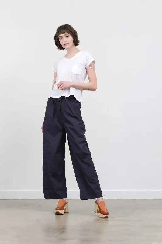 Elastic Straight-Legged Trouser Trousers Timeless Classic