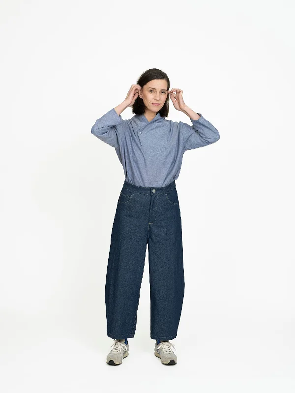 The Assembly Line Barrel-leg Trousers Trousers Travel Practical