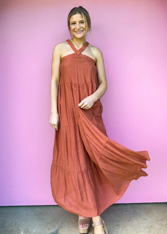 All Natural Criss Cross Dress, Brick