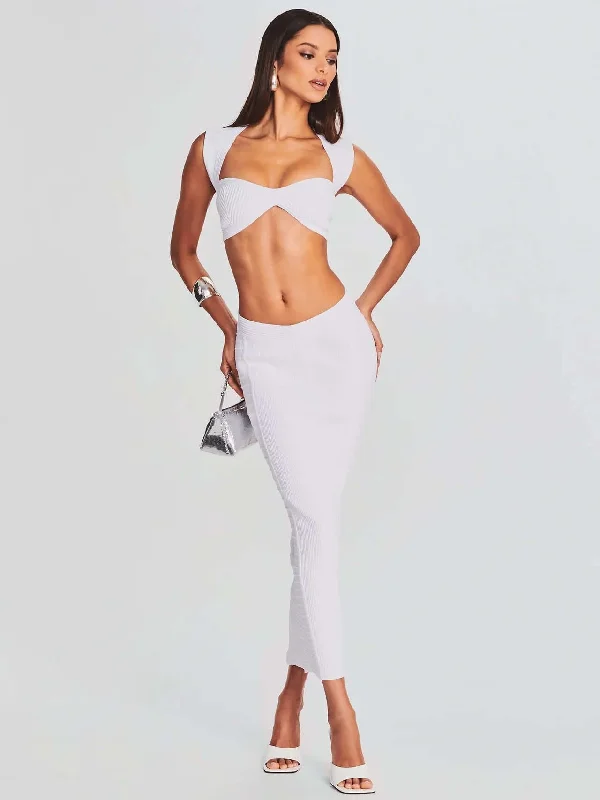 Cut Out Design Evening Bandage Dress