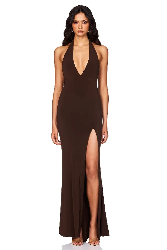 ILLEGAL SIDE SPLIT GOWN