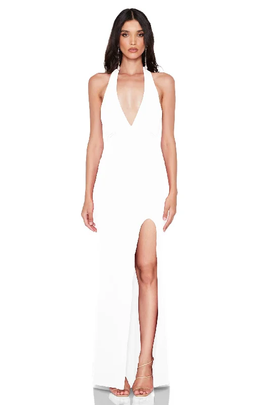 ILLEGAL SIDE SPLIT GOWN