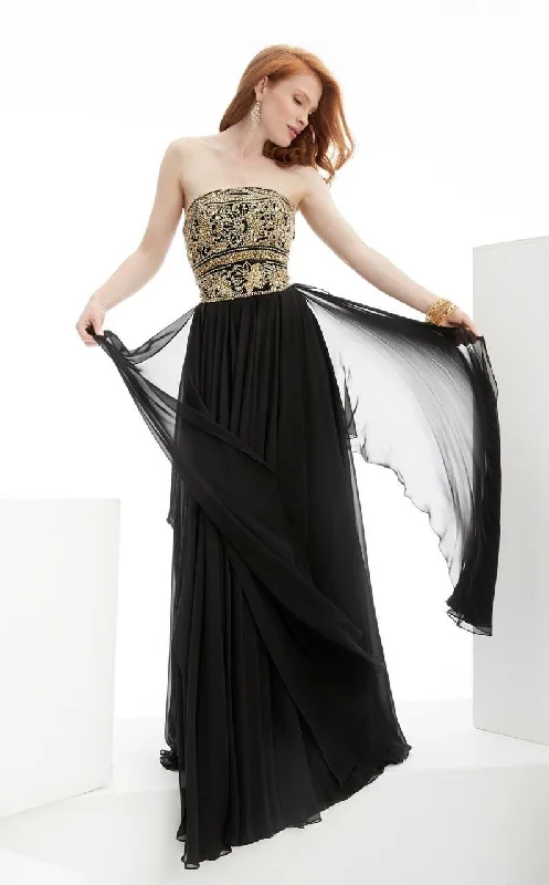 Jasz Couture - Beaded Strapless Evening Gown 5915