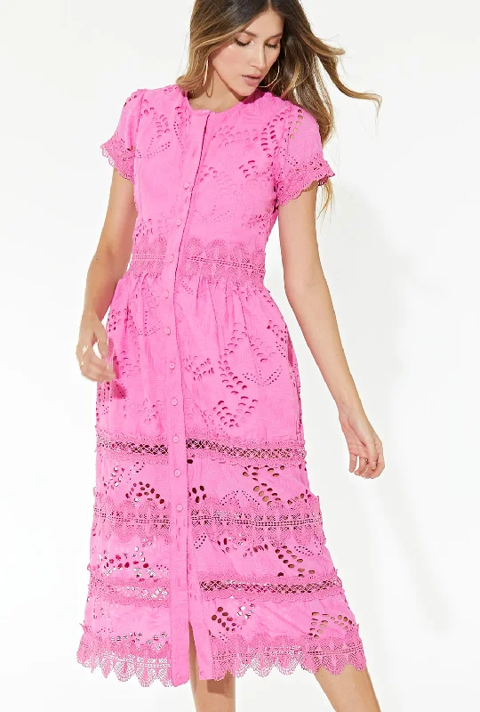 Waimari Julie Dress Fuchsia