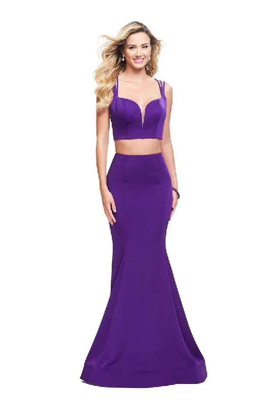 La Femme - 25553 Two Piece Sweetheart Mermaid Gown