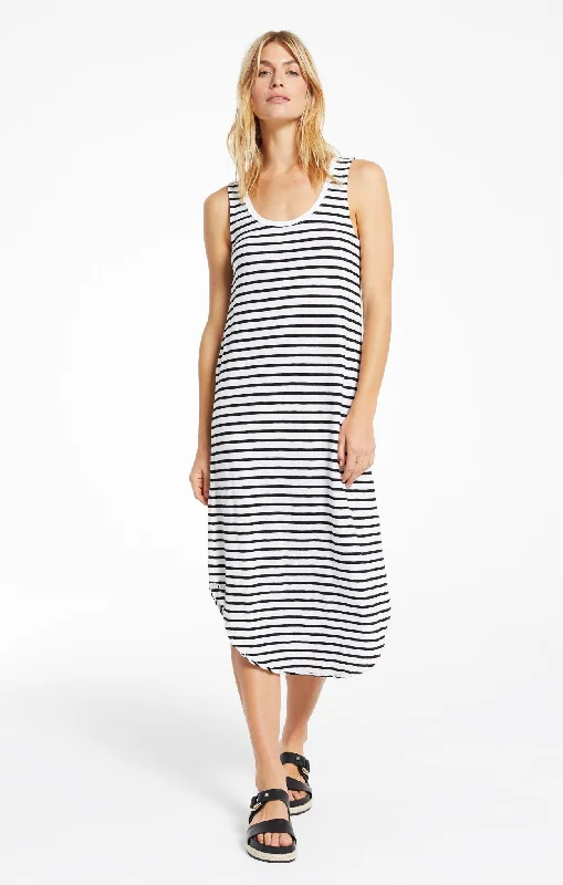 Z Supply Reverie Striped Scoop Neck Dress