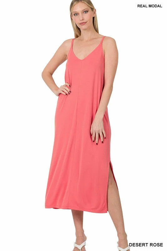 V-Neck Cami Dress